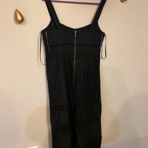 Nanette Lepore dress black lace bottom size 10